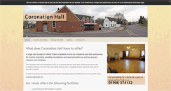 Desktop Screenshot of coronationhall-bletchley.co.uk